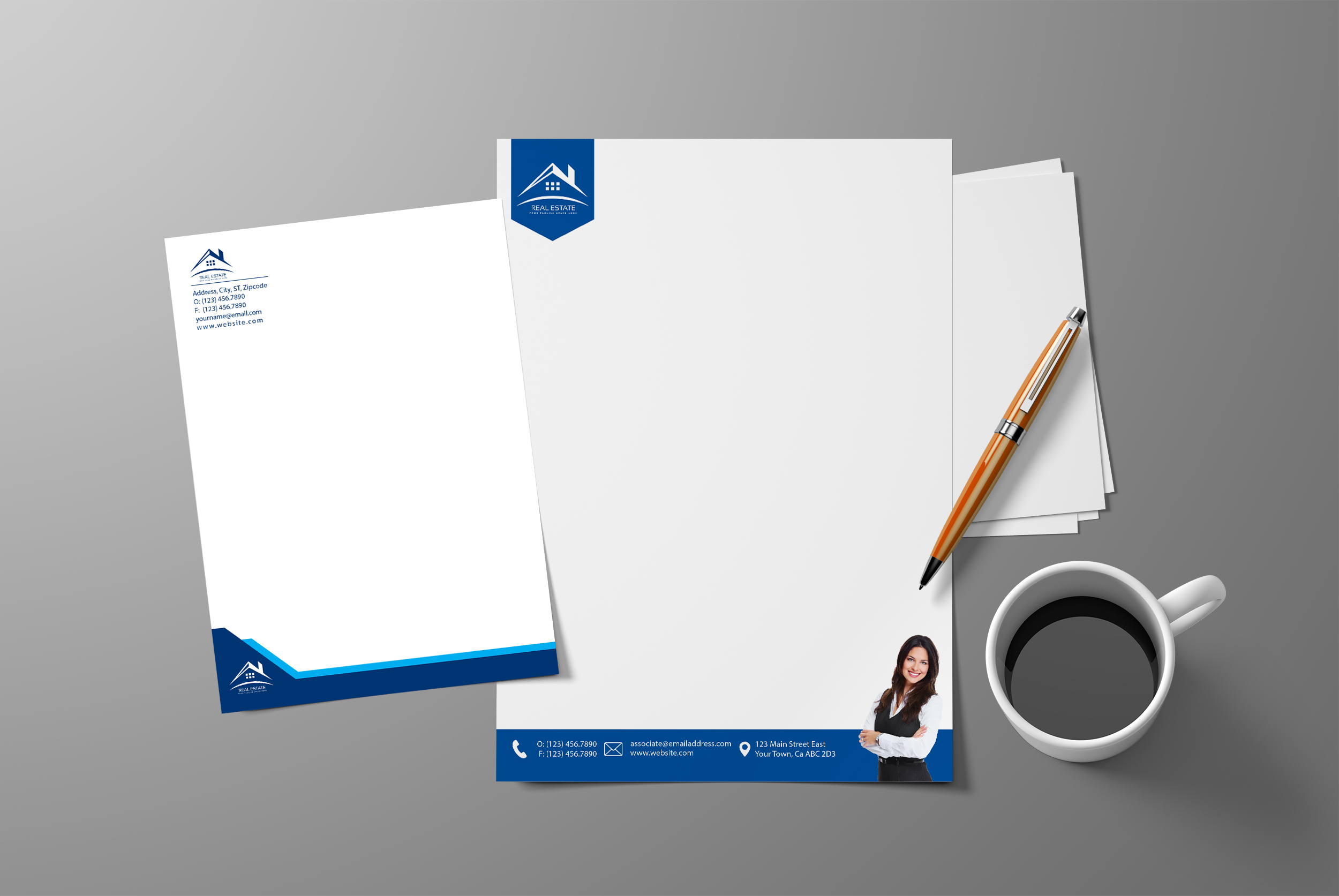 real estate letterhead