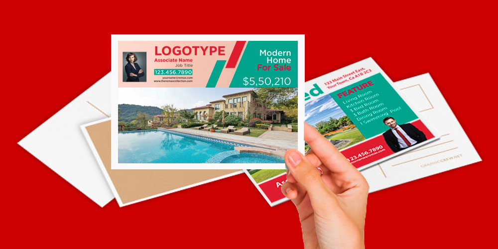 Real estate Postcards