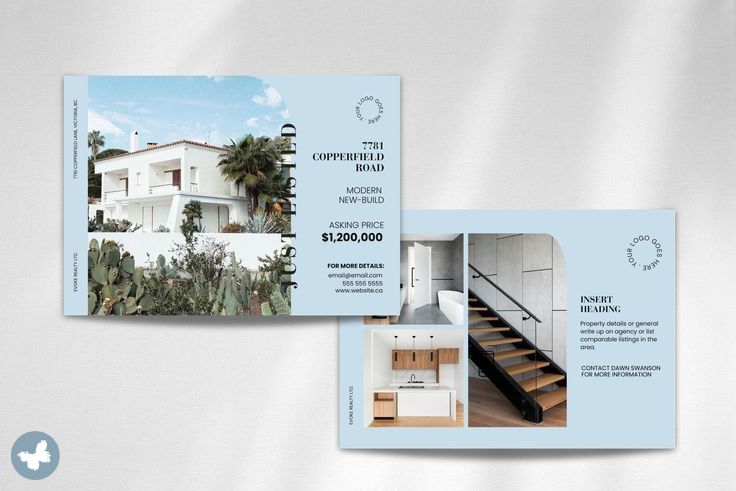 real estate postcard