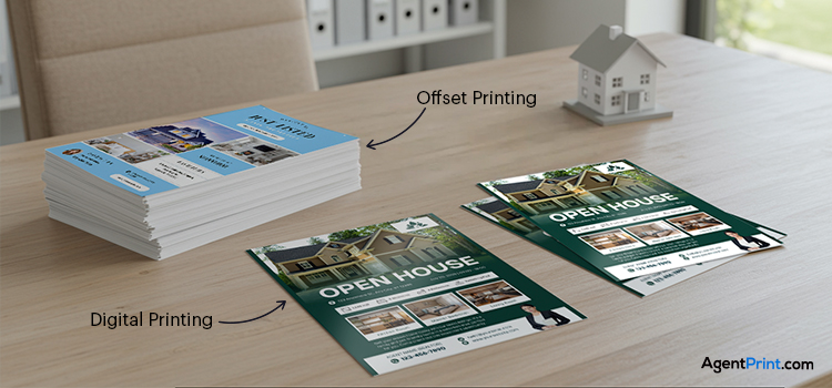 digital vs offset printing for real estate