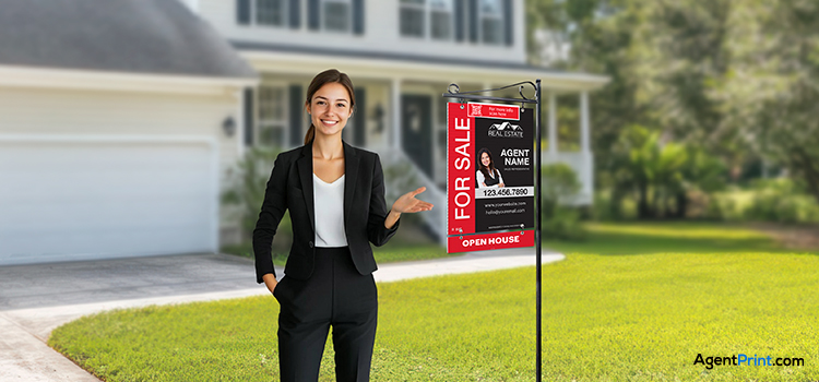 Installing Metal Posts for ‘For Sale’ Real Estate Signs