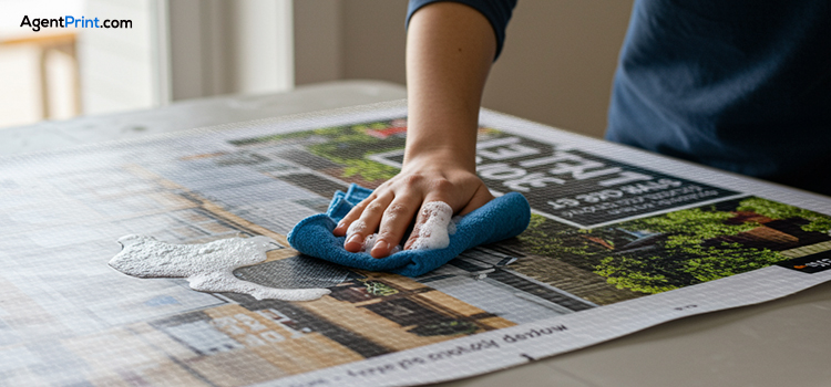 Cleaning and Maintaining Real Estate Vinyl Banners
