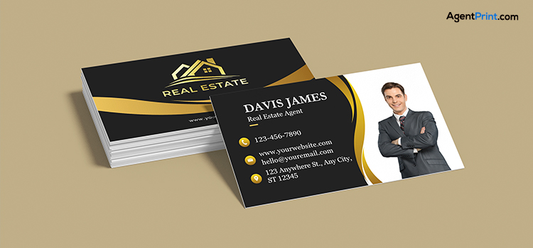 classic real estate business card fonts